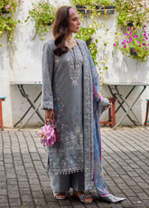 Saffira by Gulaal Embroidered Lawn Suits Unstitched 3 Piece - GL25SL 9 CARLA